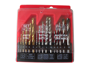  	16pcs combination drill  	HSS-2-3-4-5-6-8mm 	wood-4-5-6-8-10mm 	masory-4-5-6-8-10mm 