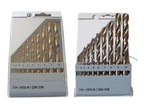 10pcs HSS drill  sizes:1-10x1mm 