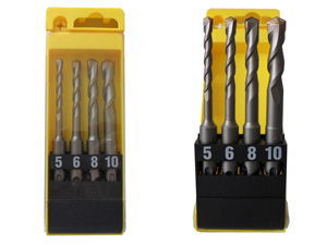  4pcs SDS-puls hammer drill  5-6-8-10x110mm 